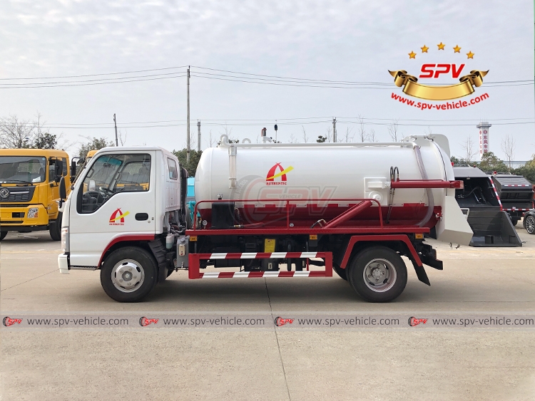 4,000 Litres Sewe Vacuum Truck ISUZU - LS